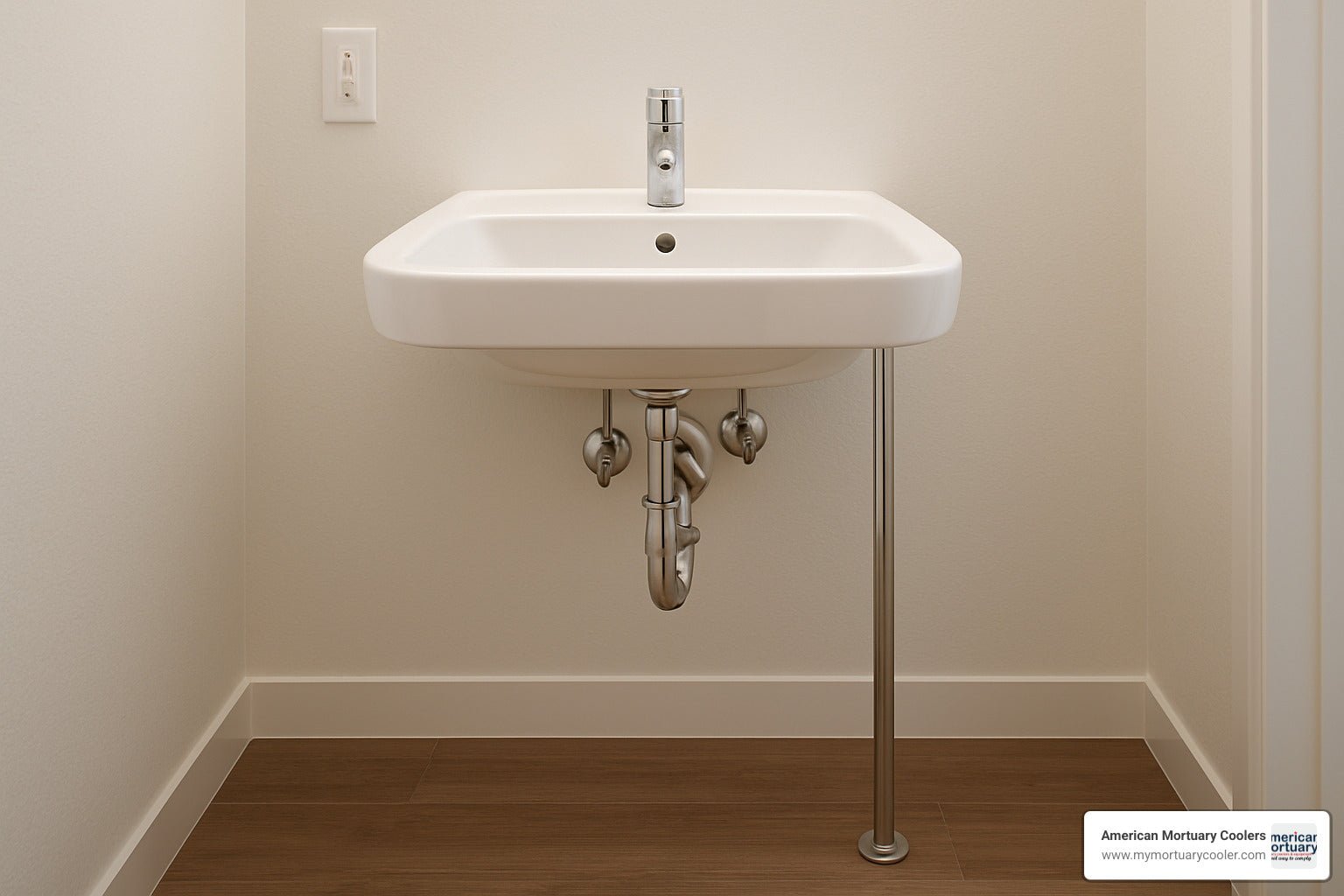 Everything You Need to Know About Wall Mount Sink Legs - American Mortuary Coolers & Equipments Everything You Need to Know About Wall Mount Sink Legs - American Mortuary Coolers & Equipments